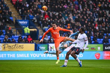 Blackpool 'dan Kyle Joseph, 21 Kasım 2024' te İngiltere 'nin Bolton Stadyumu' nda oynanan Sky Bet Ligi 1 karşılaşmasında 1-0 berabere kaldı.