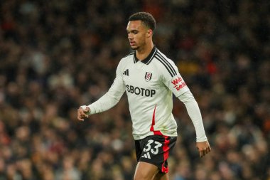 Fulham 'dan Antonee Robinson, 23 Kasım 2024' te Craven Cottage, Londra 'da oynanan Premier League maçında Fulham, Wolverhampton Wanderers' a karşı.