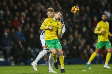 West Bromwich Albion 'dan Uro Rai ve Norwich City' den Jacob Lungi Srensen, 23 Kasım 2024 'de İngiltere' nin başkenti West Bromwich City 'de oynanan Sky Bet Şampiyonası maçında karşı karşıya geldiler.
