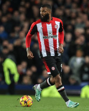 Igor Thiago of Brentford during the Premier League match Everton vs Brentford at Goodison Park, Liverpool, United Kingdom, 23rd November 2024 clipart