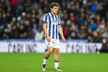 Callum Styles of West Bromwich Albion during the Sky Bet Championship match West Bromwich Albion vs Norwich City at The Hawthorns, West Bromwich, United Kingdom, 23rd November 202 clipart