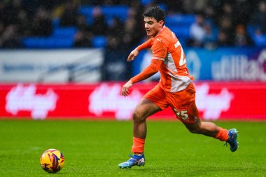 Blackpool 'dan Rob Apter, İngiltere' nin Bolton kentindeki Toughsheet Community Stadyumu 'nda oynanan 1.