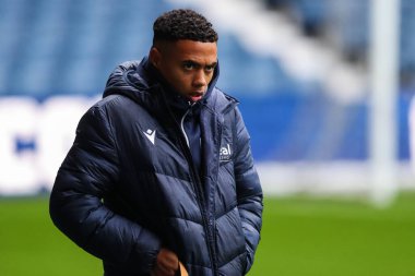 West Bromwich Albion 'dan Lewis Dobbin, West Bromwich Albion' a karşı Norwich City 'nin 23 Kasım 2024' te oynadığı The Hawthorns, West Bromwich, İngiltere 'deki Sky Bet Şampiyonası maçından önce geldi.