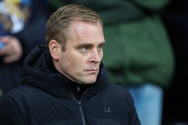 Johannes Hoff Thorup, 21 Kasım 202 'de İngiltere' nin West Bromwich Albion-Norwich City maçında Norwich City maçında Norwich City 'nin baş antrenörü oldu.