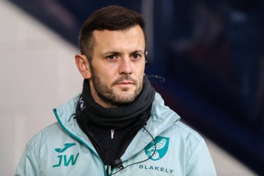 Jack Wilshere, Norwich City 'nin ilk takım koçu. 23 Kasım 202' de West Bromwich Albion Norwich City 'ye karşı.