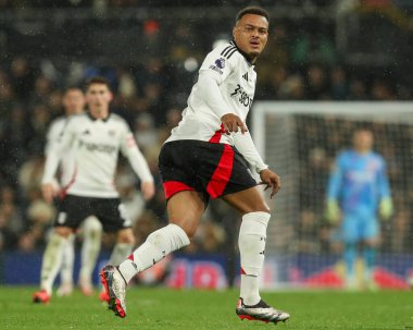 Fulham 'dan Rodrigo Muniz, 23 Kasım 2024' te Craven Cottage, Londra 'da oynanan Premier League maçında Fulham, Wolverhampton Wanderers' a karşı.
