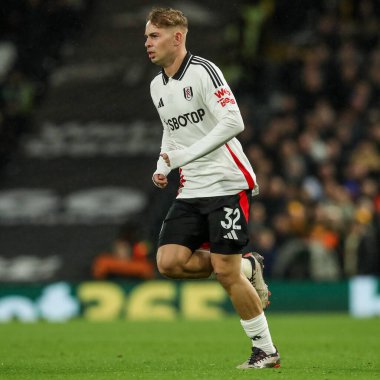 Fulham 'dan Emile Smith Rowe, 23 Kasım 2024' te Craven Cottage, Londra 'da oynanan Premier League maçında Fulham, Wolverhampton Wanderers' a karşı.