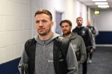 Blackpool 'dan Lee Evans, 23 Kasım 2024' te İngiltere 'nin Bolton Stadyumu' nda oynanan 21.