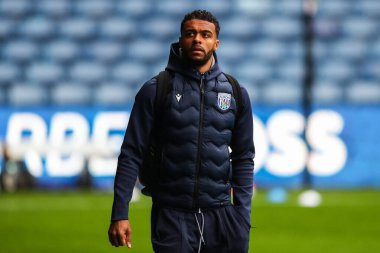 West Bromwich Albion takımından Darnell Furlong, West Bromwich Albion 'a karşı Norwich City' nin 23 Kasım 2024 'te oynadığı The Hawthorns, West Bromwich, İngiltere' deki Sky Bet Şampiyonası maçından önce geldi.