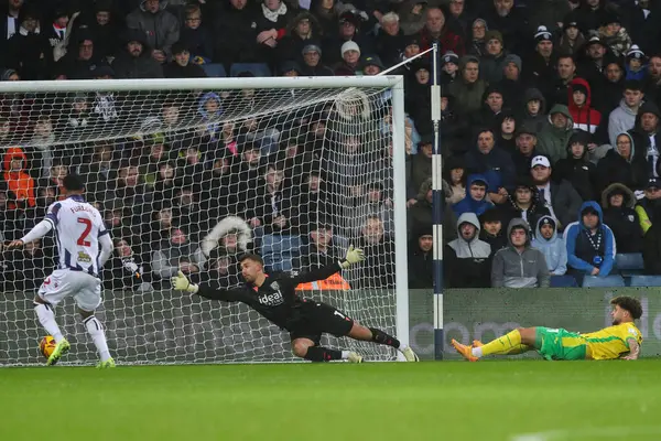 Norwich City 'den Emiliano Marcondes, 23 Kasım 2024' te İngiltere 'nin Hawthorns, West Bromwich City' de oynanan West Bromwich Albion - Norwich City maçında 1-1 berabere kaldı.