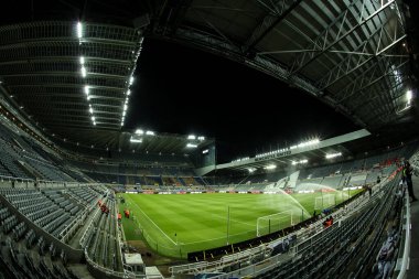 Premier Lig maçı sırasında St James Park 'ın genel görünümü Newcastle United ile West Ham United arasındaki St. James' s Park, Newcastle, İngiltere, 25 Kasım 2024