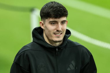 Newcastle United takımından Tino Livramento, Premier League maçı sırasında St.James 's Park, Newcastle, 25 Kasım 2024' te West Ham United 'a karşı geldi.