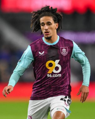 Burnley 'den Hannibal Mejbri Gökyüzü İddia Şampiyonası' nda Burnley, Coventry City 'ye karşı Turf Moor, Burnley, İngiltere, 26 Kasım 202