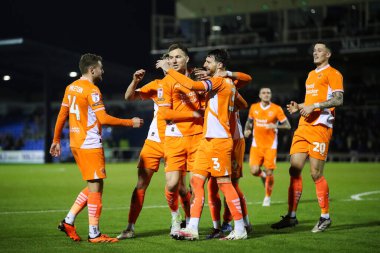 Blackpool 'dan Dom Ballard, 26 Kasım 2024 tarihinde İngiltere' nin Bristol kentindeki Memorial Stadyumu 'nda oynanan 1.
