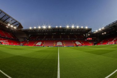 Anfield 'in UEFA Şampiyonlar Ligi' nden önceki genel görüşü, Lig Faz MD5 Liverpool - Real Madrid Anfield, Liverpool, Birleşik Krallık, 27 Kasım 2024