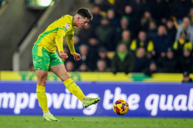 Norwich City 'den Ante Crnac, 26 Kasım 2024' te Norwich City, Norwich Road, Norwich, İngiltere 'de Plymouth Argyle' a karşı oynanan Sky Bet Şampiyonası maçında 6-1 berabere kaldı.