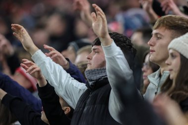 Newcastle taraftarları 26 Kasım 2024 'te İngiltere' nin Sunderland şehrinde oynanan Sky Bet Şampiyonası maçında Sunderland, West Bromwich Albion 'a karşı şarkı söyleyecek.