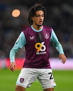 Burnley 'den Hannibal Mejbri Gökyüzü İddia Şampiyonası' nda Burnley, Coventry City 'ye karşı Turf Moor, Burnley, İngiltere, 26 Kasım 2024