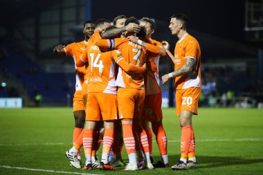 Blackpool 'dan Dom Ballard, 26 Kasım 2024 tarihinde İngiltere' nin Bristol kentindeki Memorial Stadyumu 'nda oynanan 1.