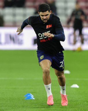 West Bromwich Albion 'dan Alex Mowatt 26 Kasım 2024' te İngiltere 'nin başkenti Sunderland' da oynanan Sky Bet Şampiyonası maçında Sunderland-West Bromwich Albion maçında ısınma turunda...