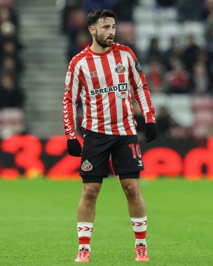 Sunderland takımından Patrick Roberts 26 Kasım 2024 'te Sunderland-West Bromwich Albion Stadyumu' nda karşılaşacak.