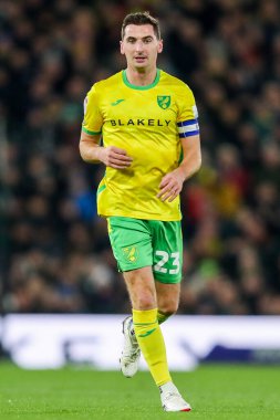 Norwich City 'den Kenny McLean, 26 Kasım 2024' te Norwich City 'nin Carrow Road, Norwich' te Plymouth Argyle 'a karşı oynadığı Gökyüzü İddia Şampiyonası maçında iş başında.