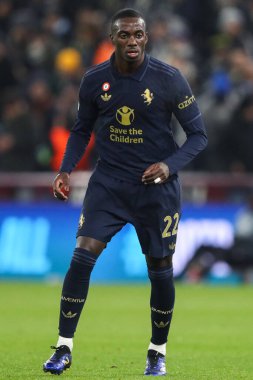 Juventus 'lu Timothy Weah UEFA Şampiyonlar Ligi, Lig Faz MD5 maçı sırasında Villa Park, Birmingham, Birleşik Krallık' ta Aston Villa 'ya karşı Juventus maçı, 27 Kasım 2024