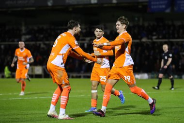 Blackpool 'dan Dom Ballard, 26 Kasım 2024 tarihinde İngiltere' nin Bristol kentindeki Memorial Stadyumu 'nda oynanan 1.