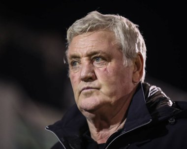 Steve Bruce, İngiltere 'nin Bristol Stadyumu' nda Bristol Rovers - Blackpool maçında Blackpool 'un baş antrenörü.