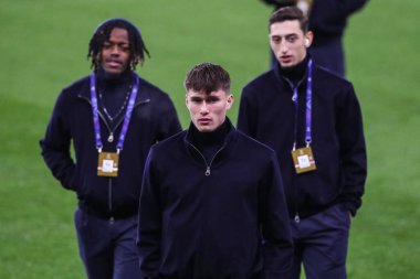 Juventus 'tan Nicol Savona, UEFA Şampiyonlar Ligi, Lig Faz MD5 karşılaşması Aston Villa ile Juventus' un 27 Kasım 2024 'te Birmingham, İngiltere' deki Villa Park 'ta karşılaşması öncesinde geldi.