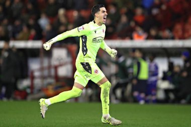 Okuyucu Joel Pereira, 26 Kasım 2024 'te Oakwell, Barnsley, İngiltere' de oynanan Sky Bet 1 maçında ikinci gollerini kutluyor.