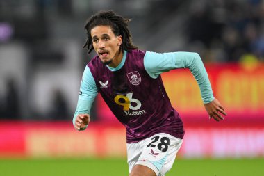 Burnley 'den Hannibal Mejbri Gökyüzü İddia Şampiyonası' nda Burnley, Coventry City 'ye karşı Turf Moor, Burnley, İngiltere, 26 Kasım 2024