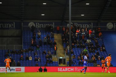 Blackpool taraftarları Sky Bet 1 karşılaşmasında Bristol Rovers 'a karşı Blackpool Stadyumu, Bristol, İngiltere, 26 Kasım 2024