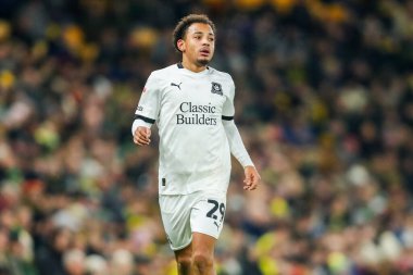 Plymouth Argyle takımından Matthew Sorinola, 26 Kasım 202 'de Norwich City' nin Carrow Road, Norwich 'te Plymouth Argyle' a karşı oynadığı Gökyüzü İddia Şampiyonası maçına bakıyor.