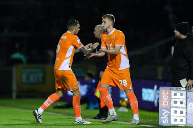 Blackpool 'dan Oliver Norburn, 26 Kasım 2024 tarihinde İngiltere' nin Bristol kentindeki Memorial Stadyumu 'nda oynanan Bristol Rovers-Blackpool maçında Blackpool' dan Ryan Finnigan ile değiştirildi.