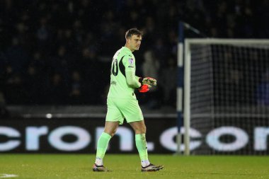 Blackpool takımından Harry Tyrer, Bristol Rovers 'a karşı Blackpool maçı sırasında Bristol Stadyumu, Bristol, İngiltere, 26 Kasım 2024