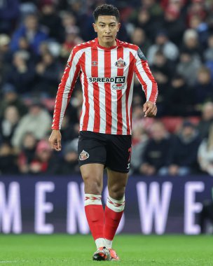 Sunderland takımından Jobe Bellingham, 26 Kasım 2024 'te Sunderland - West Bromwich Albion Stadyumu, Sunderland, Birleşik Krallık