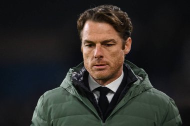 Burnley 'nin Scott Parker Menajeri Gökyüzü İddia Şampiyonası maçı sırasında Burnley, Coventry City' ye karşı Turf Moor, Burnley, İngiltere, 26 Kasım 2024