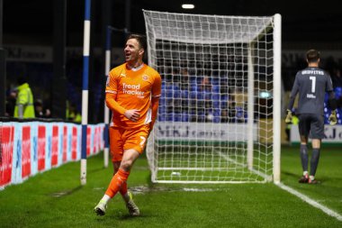 Blackpool 'dan Lee Evans, 26 Kasım 2024' te İngiltere 'nin Bristol kentindeki Memorial Stadyumu' nda oynanan 1.