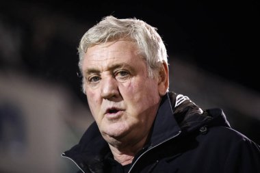 Steve Bruce, İngiltere 'nin Bristol Stadyumu' nda Bristol Rovers - Blackpool maçında Blackpool 'un baş antrenörü.