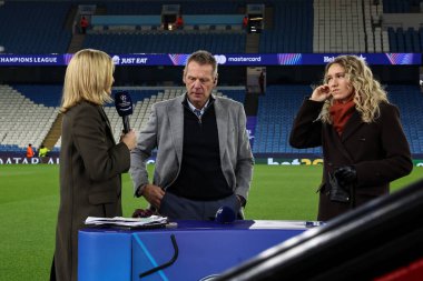 Stuart Pearce is in attendance during the UEFA Champions League match Manchester City vs Feyenoord at Etihad Stadium, Manchester, United Kingdom, 26th November 2024 clipart