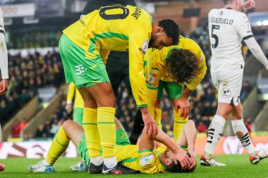 Norwich City 'den Liam Gibbs, 26 Kasım 2024' te Norwich City-Plymouth Argyle maçında sakatlandı.