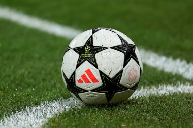 UEFA Şampiyonlar Ligi, Lig Faz MD5 Liverpool Real Madrid Anfield, Liverpool, Birleşik Krallık 'ta 27 Kasım 2024' te oynanan Adidas Finali 'nin genel bir görüntüsü.