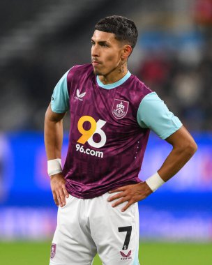 Burnley 'den Jeremy Sarmiento Gökyüzü İddia Şampiyonası maçında Burnley, Coventry City' ye karşı Turf Moor, Burnley, İngiltere, 26 Kasım 2024