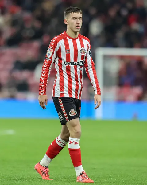 Sunderland 'dan Chris Rigg Sky Bet Şampiyonası maçında Sunderland, West Bromwich Albion' a karşı.