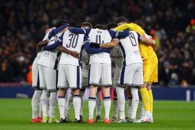 Tottenham grubu UEFA Avrupa Ligi - Lig Stage maçı sırasında Tottenham Hotspur ile A.S. Roma maçında bir araya geldi. Tottenham Hotspur Stadyumu, Londra, Birleşik Krallık, 28 Kasım 2024