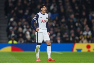 Tottenham Hotspur 'dan Son Heung-Min UEFA Avrupa Ligi - Lig Stage maçı sırasında Tottenham Hotspur, Tottenham Hotspur' a karşı A.S. Roma Tottenham Hotspur Stadyumu, Londra, Birleşik Krallık, 28 Kasım 2024