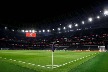 Tottenham Hotspur Stadyumu 'nun UEFA Avrupa Ligi - Lig Stage maçı sırasında Tottenham Hotspur' a karşı Tottenham Hotspur 'un Tottenham Hotspur Stadyumu' ndaki A.S. Roma maçının genel görüntüsü.