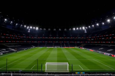 Tottenham Hotspur Stadyumu 'nun UEFA Avrupa Ligi - Lig Stage maçı sırasında Tottenham Hotspur' a karşı A.S. Roma 'nın 28 Kasım 2024' te Tottenham Hotspur Stadyumu 'nda genel bir görüntüsü.