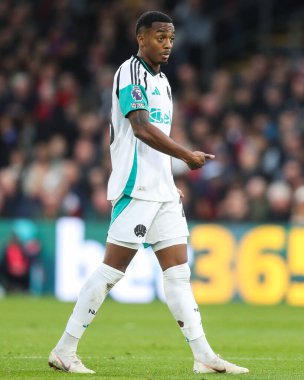 Newcastle United 'dan Joe Willock Premier League maçı sırasında Crystal Palace, Newcastle United' a karşı Selhurst Park, Londra, İngiltere, 30 Kasım 2024